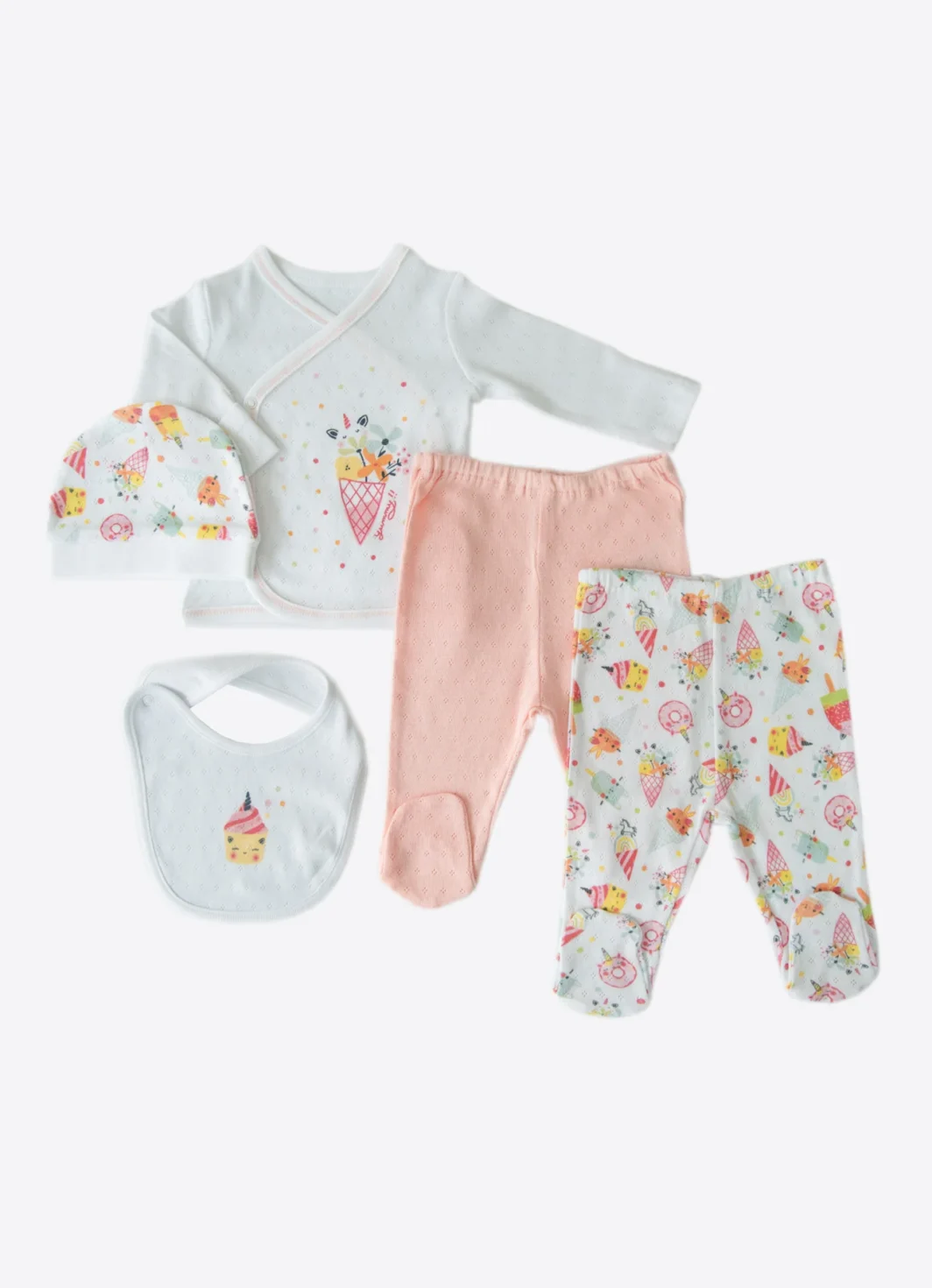 Set Nascita Estivo 5 pezzi Traforato Loffy