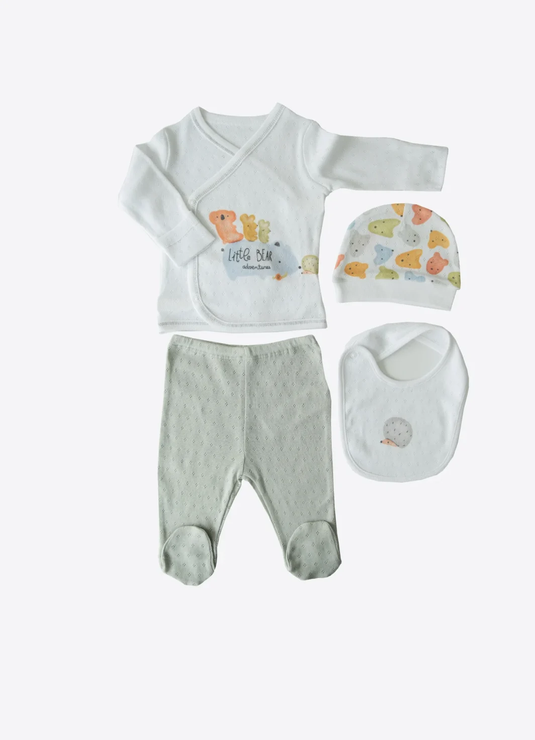 Set Nascita Estivo 5 pezzi Traforato Poffy - immagine 7