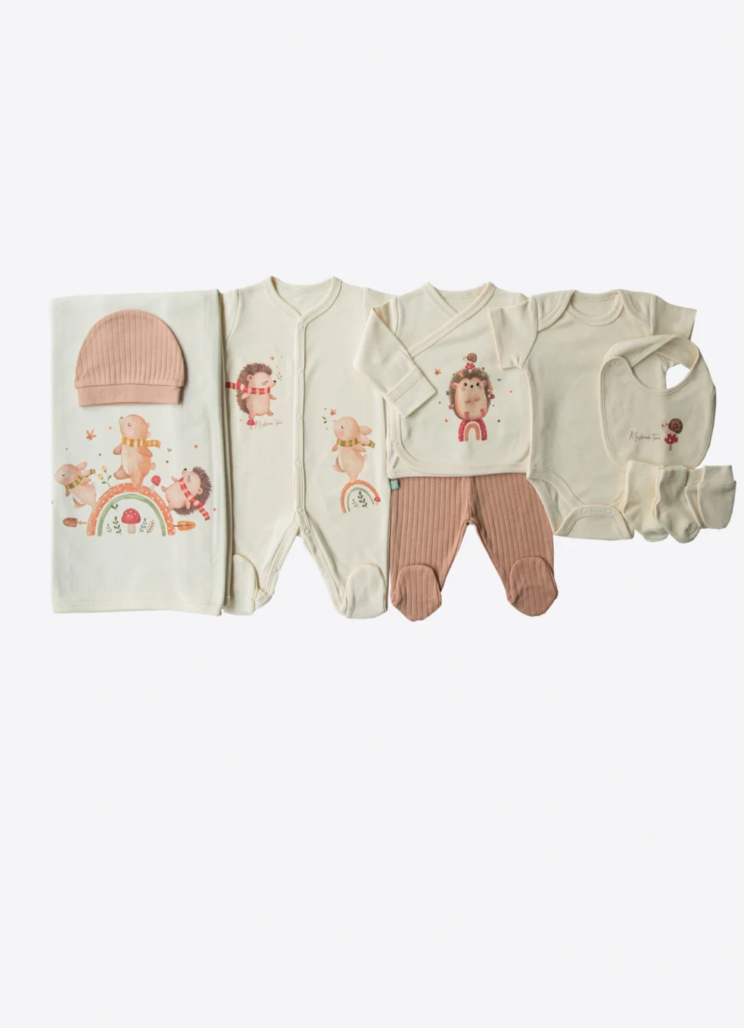 Set Nascita 10 Pezzi Mushroom