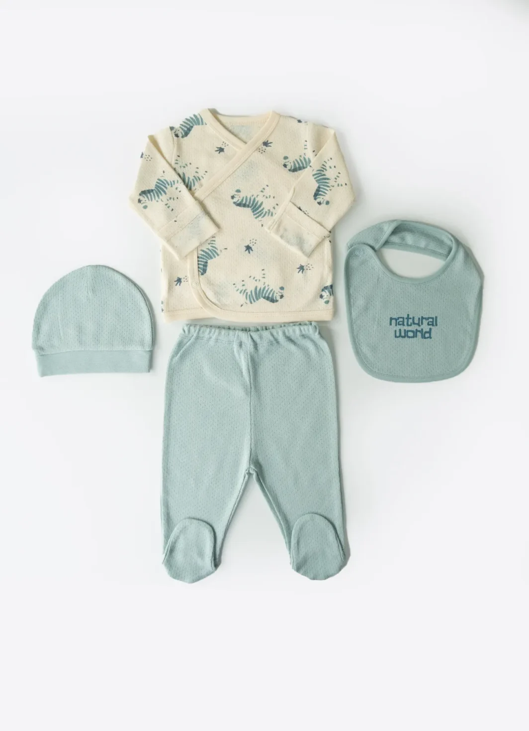 Set Nascita Estivo 5 pezzi Traforato Zebra